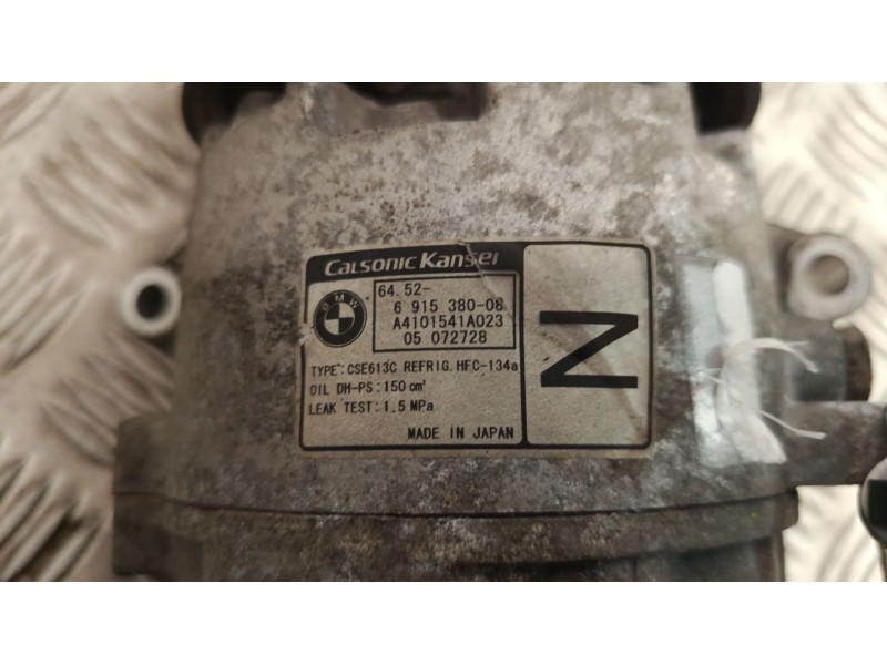 Recambio de compresor aire acondicionado para bmw 1 (e87) 116 i referencia OEM IAM 691538008 A4101541A023 