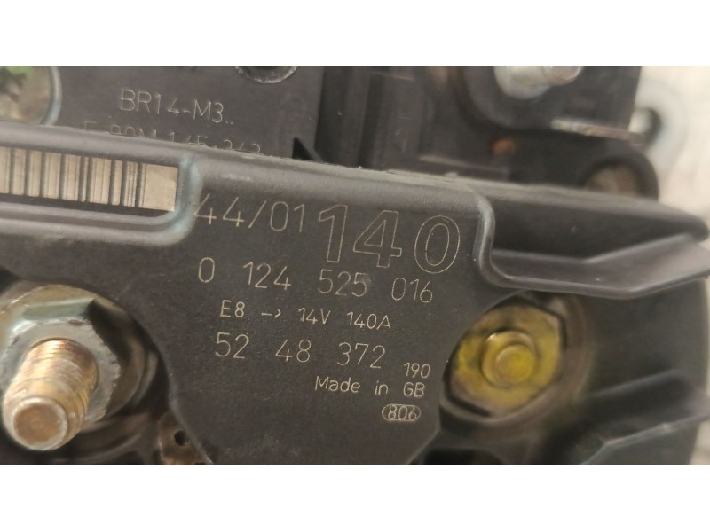 Recambio de alternador para saab 9-5 (ys3e) 2.0 t referencia OEM IAM 0124525016 5248372 
