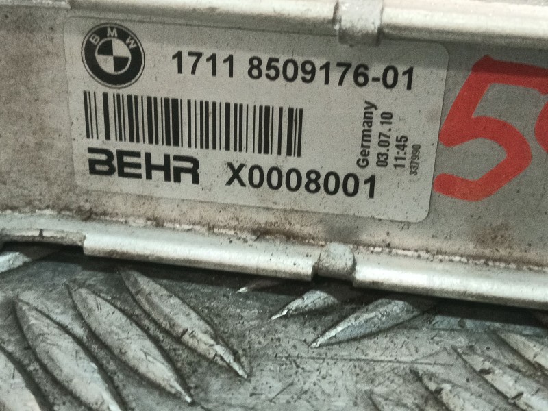 Recambio de radiador agua para bmw 5 touring (f11) 520 d referencia OEM IAM 1711850917601  