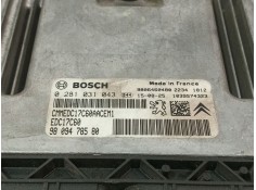 Recambio de centralita motor uce para citroën c3 ii (sc_) 1.6 bluehdi 75 referencia OEM IAM 0281031043 9809478580 9806460480 2