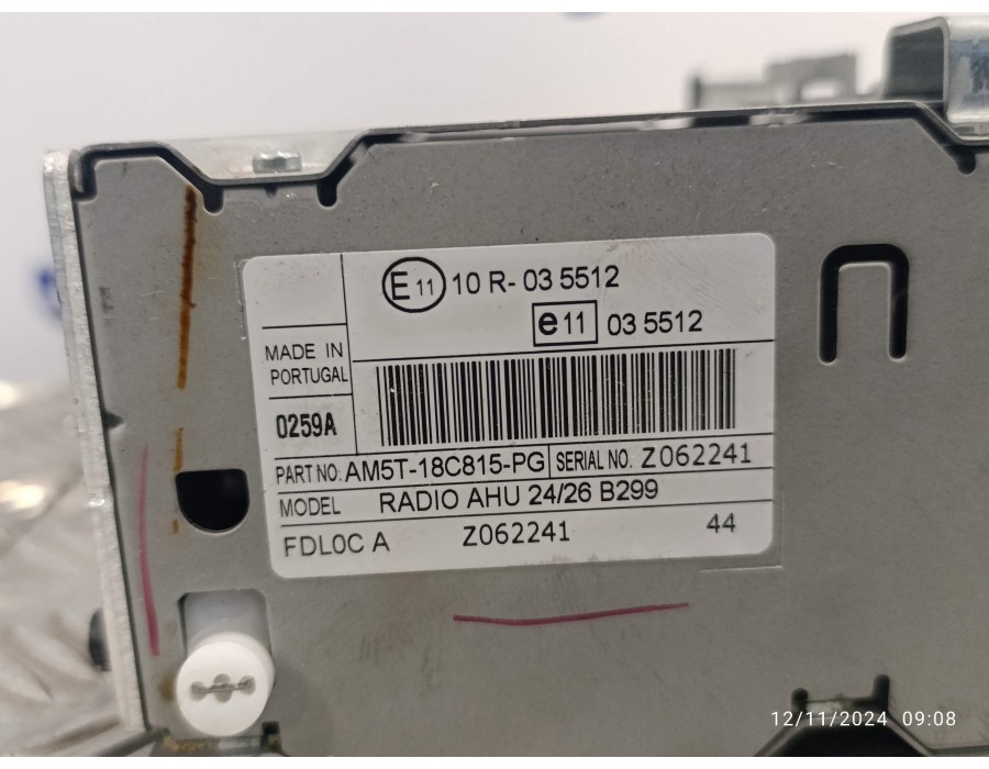 Recambio de sistema audio / radio cd para ford fiesta (ccn) 1.25 16v cat referencia OEM IAM AM5T18C815PG  