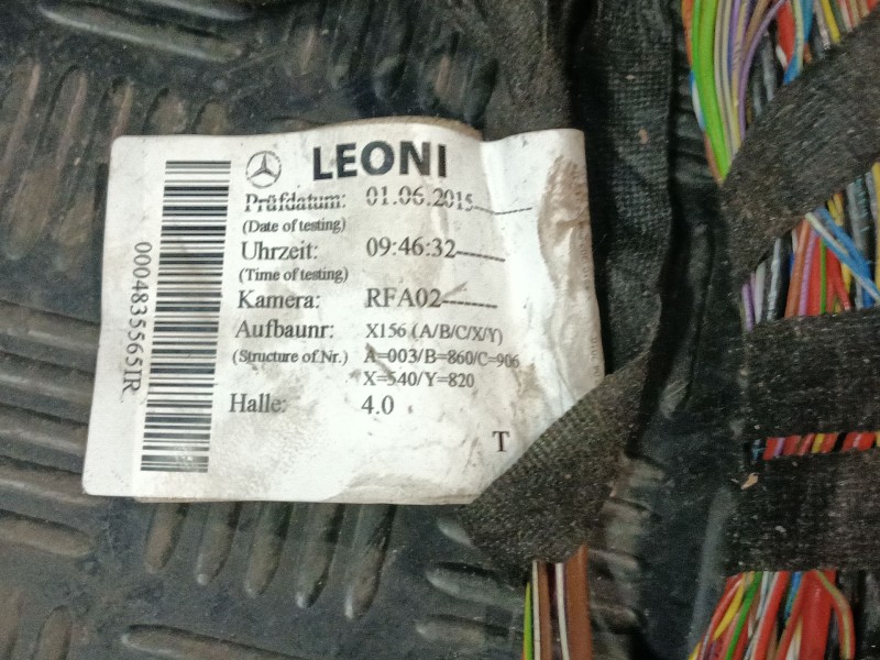 Recambio de instalacion electrica salpicadero para mercedes-benz clase gla (w156) referencia OEM IAM A2465460464 A2465460800 A11