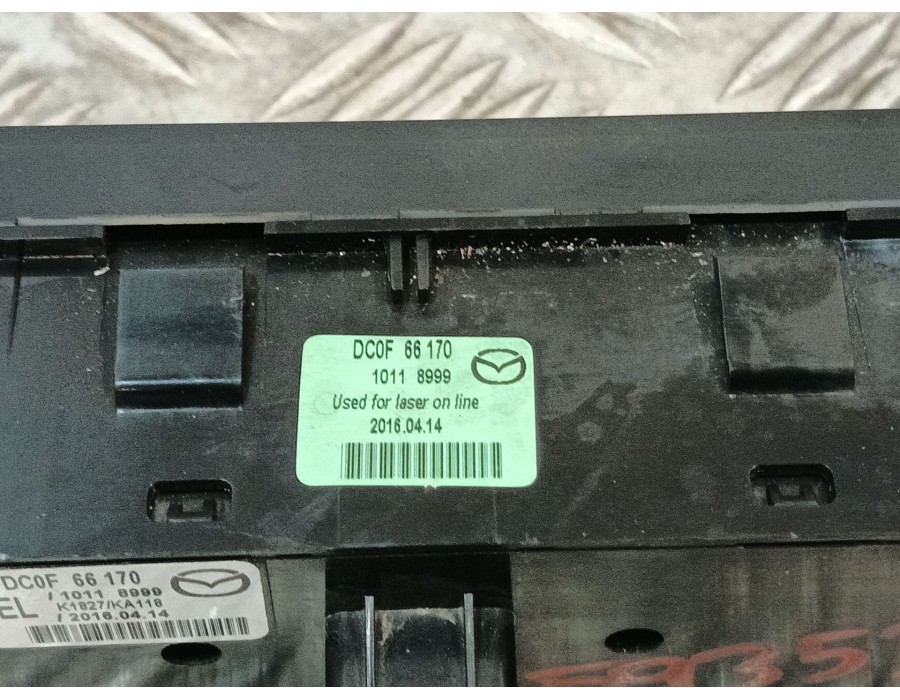 Recambio de mando multifuncion para mazda cx-3 (dk) 2.0 skyactiv-g (dk5w, dk6w) referencia OEM IAM DC0F66170  