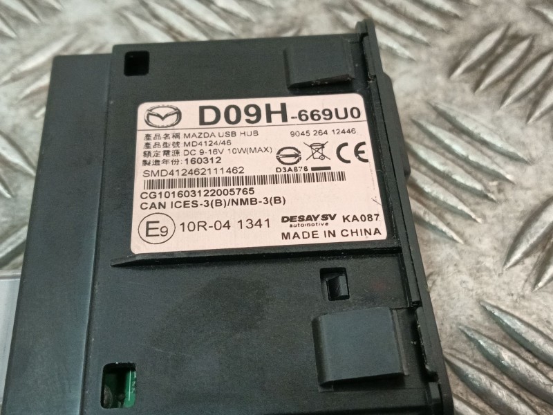 Recambio de modulo electronico para mazda cx-3 (dk) 2.0 skyactiv-g (dk5w, dk6w) referencia OEM IAM D09H669U0  