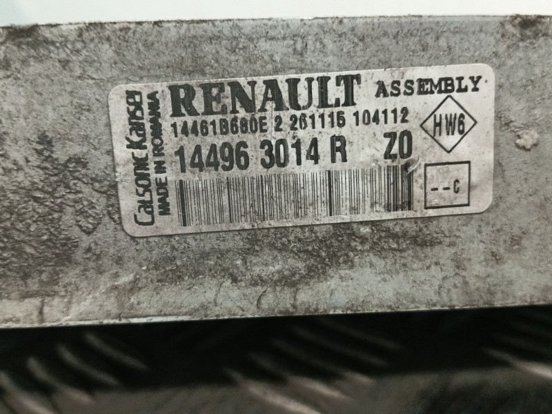 Recambio de intercooler para dacia logan ii tce 90 referencia OEM IAM 144963014R 14461B680E 
