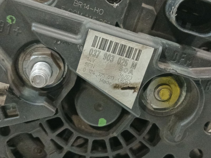 Recambio de alternador para seat ibiza iii (6l1) 1.4 tdi referencia OEM IAM 037903025M 0124325013 