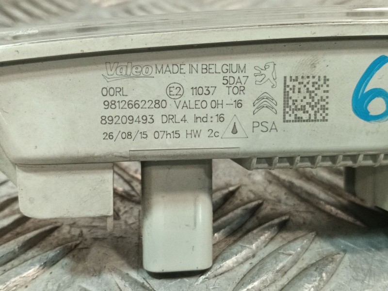 Recambio de piloto delantero izquierdo para citroën c3 ii (sc_) 1.6 bluehdi 75 referencia OEM IAM 9812662280  