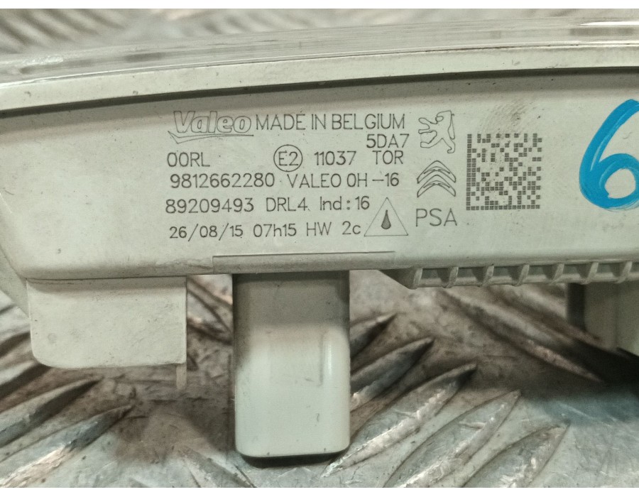 Recambio de piloto delantero izquierdo para citroën c3 ii (sc_) 1.6 bluehdi 75 referencia OEM IAM 9812662280  