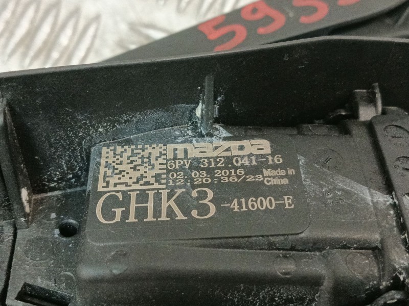Recambio de potenciometro pedal para mazda cx-3 (dk) 2.0 skyactiv-g (dk5w, dk6w) referencia OEM IAM 6PV31204116  
