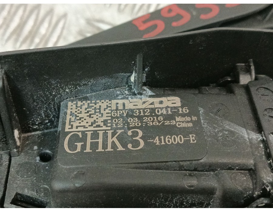 Recambio de potenciometro pedal para mazda cx-3 (dk) 2.0 skyactiv-g (dk5w, dk6w) referencia OEM IAM 6PV31204116  