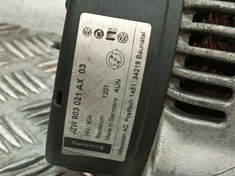 Recambio de alternador para seat ibiza ii (6k1) 1.9 sdi referencia OEM IAM JZW903021  
