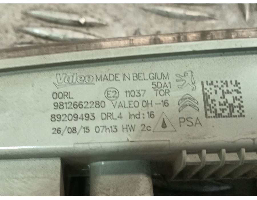 Recambio de piloto delantero derecho para citroën c3 ii (sc_) 1.6 bluehdi 75 referencia OEM IAM 9812662280  