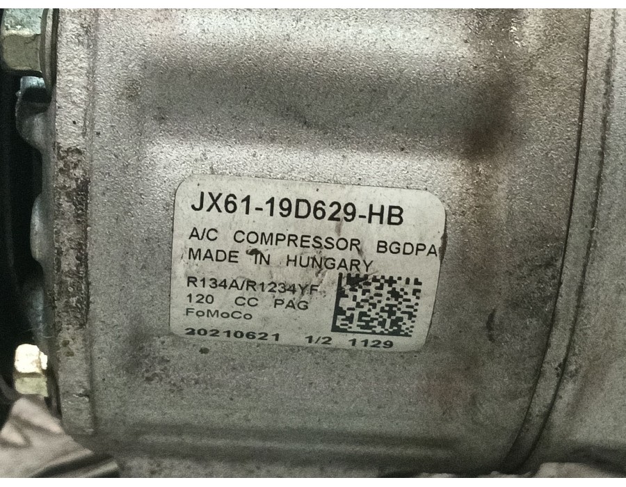Recambio de compresor aire acondicionado para ford puma (j2k, cf7) 1.0 ecoboost referencia OEM IAM JX6119D629HB  