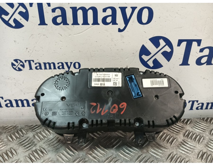 Recambio de cuadro instrumentos para seat ibiza iv (6j5, 6p1) 1.6 tdi referencia OEM IAM 6J0920801A A2C53332250 A2C53249979