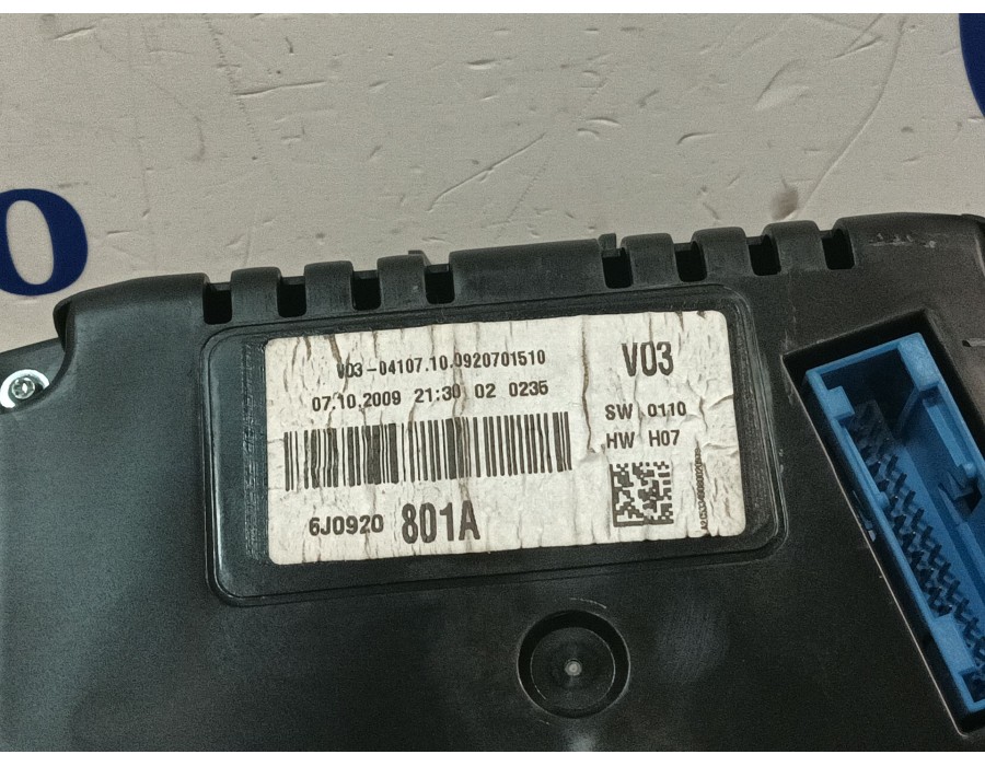 Recambio de cuadro instrumentos para seat ibiza iv (6j5, 6p1) 1.6 tdi referencia OEM IAM 6J0920801A A2C53332250 A2C53249979
