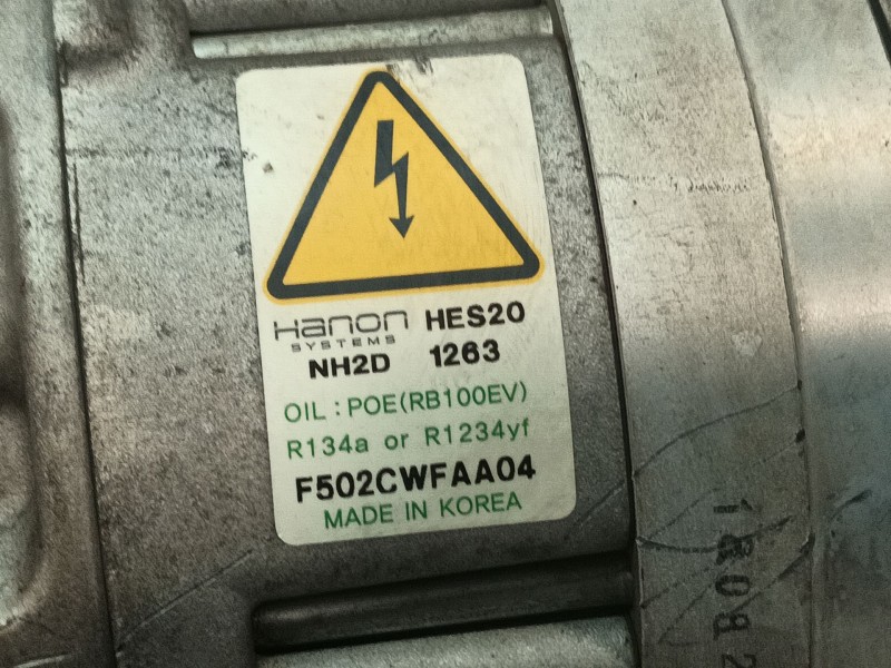 Recambio de compresor aire comprimido para hyundai ioniq (ae) 1.6 gdi hybrid referencia OEM IAM A548CWFAB01  