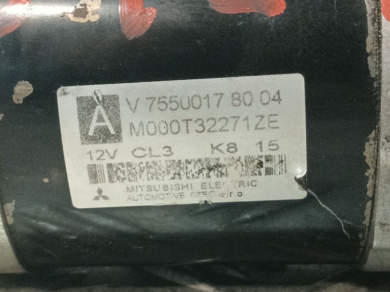 Recambio de motor arranque para peugeot 207/207+ (wa_, wc_) 1.4 16v referencia OEM IAM V75500178004 M000T32271ZE 