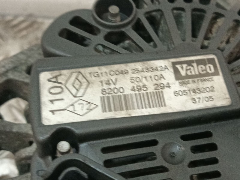 Recambio de alternador para renault scénic ii (jm0/1_) 1.9 dci (jm14) referencia OEM IAM 8200495294  