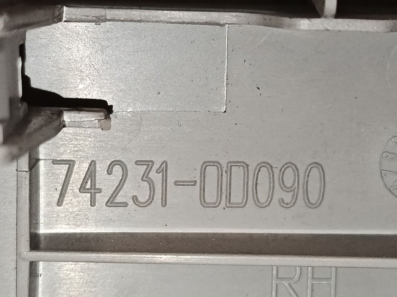 Recambio de maneta elevalunas delantera derecha para toyota yaris (_p9_) 1.4 d-4d (nlp90_) referencia OEM IAM 742310D090  