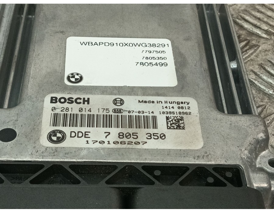 Recambio de centralita motor uce para bmw x3 (e83) 3.0 d referencia OEM IAM 0281014175 7805350 1039S18962