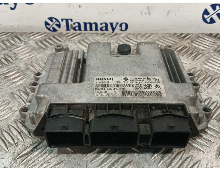Recambio de centralita motor uce para citroën c2 (jm_) 1.4 hdi referencia OEM IAM 0281011785 9656709880 