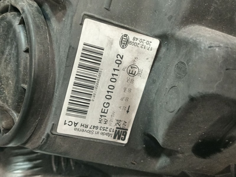 Recambio de faro derecho para opel astra j (p10) 1.7 cdti (68) referencia OEM IAM 1EG01001102  