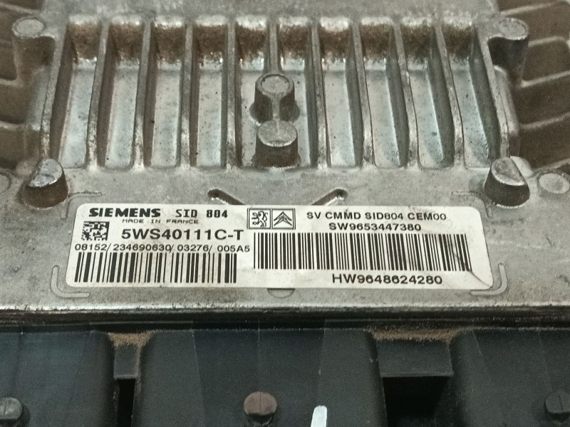 Recambio de centralita motor uce para citroën c2 (jm_) 1.4 hdi referencia OEM IAM 9648624280 5WS40111CT 