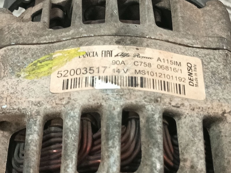 Recambio de alternador para fiat doblo cargo (263_) 1.3 d multijet referencia OEM IAM 52003517  
