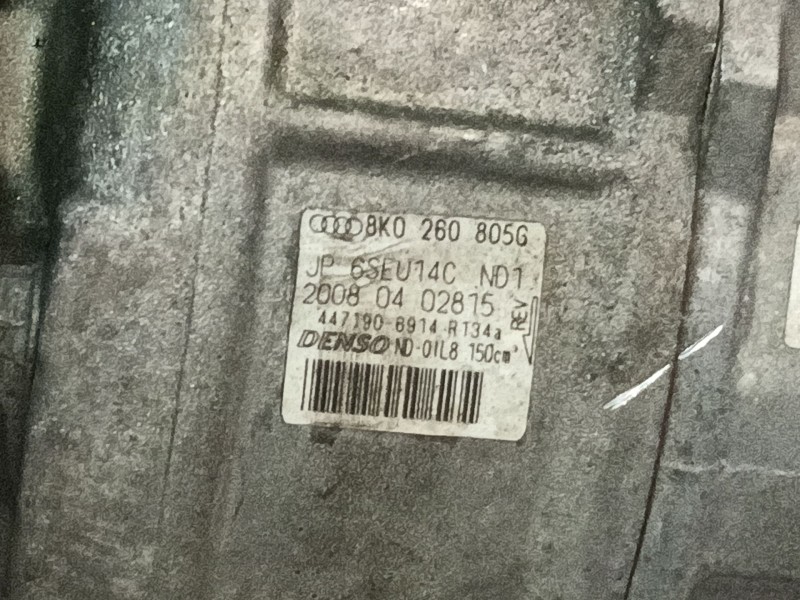 Recambio de compresor aire acondicionado para audi a5 (8t3) 3.2 fsi quattro referencia OEM IAM 8K0260805G 4471906914 