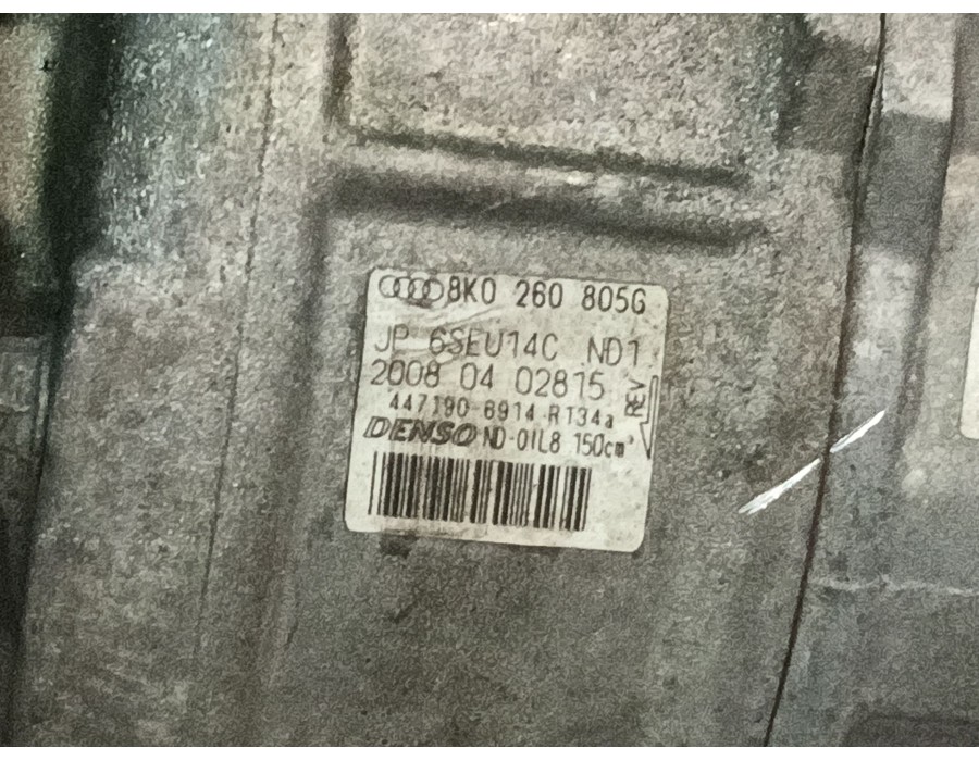 Recambio de compresor aire acondicionado para audi a5 (8t3) 3.2 fsi quattro referencia OEM IAM 8K0260805G 4471906914 