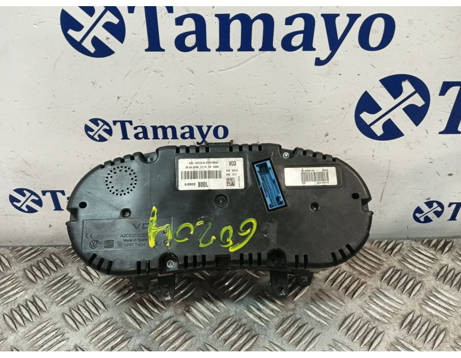 Recambio de cuadro instrumentos para seat ibiza iv (6j5, 6p1) 1.9 tdi referencia OEM IAM 6J0920800L A2C53332250 A2C53311201