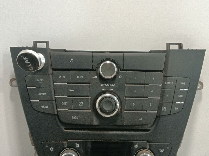 Recambio de sistema audio / radio cd para opel insignia berlina 2.0 cdti cat referencia OEM IAM 13273255 13273102 
