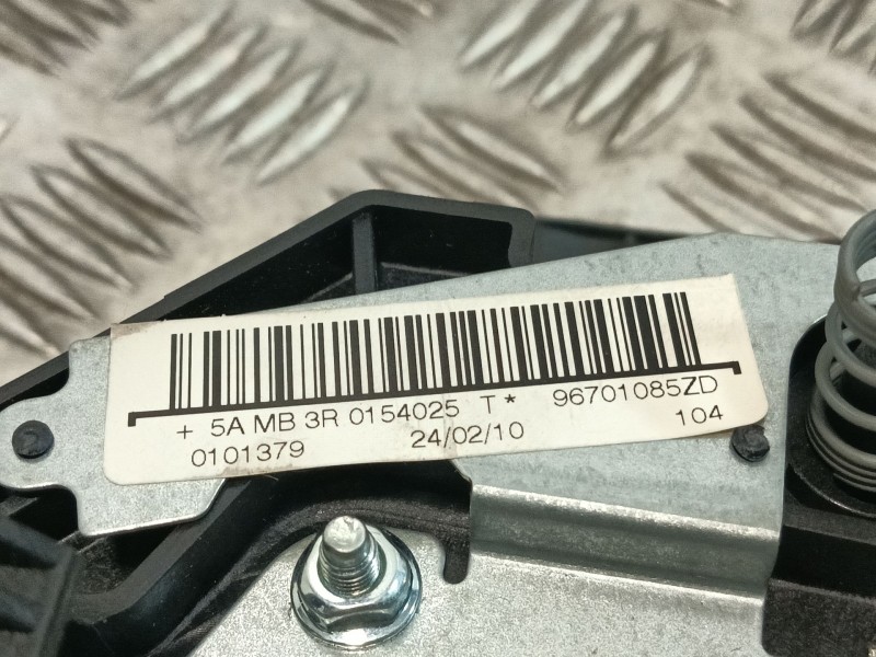 Recambio de airbag delantero izquierdo para peugeot 207/207+ (wa_, wc_) 1.6 hdi referencia OEM IAM 96701085ZD  