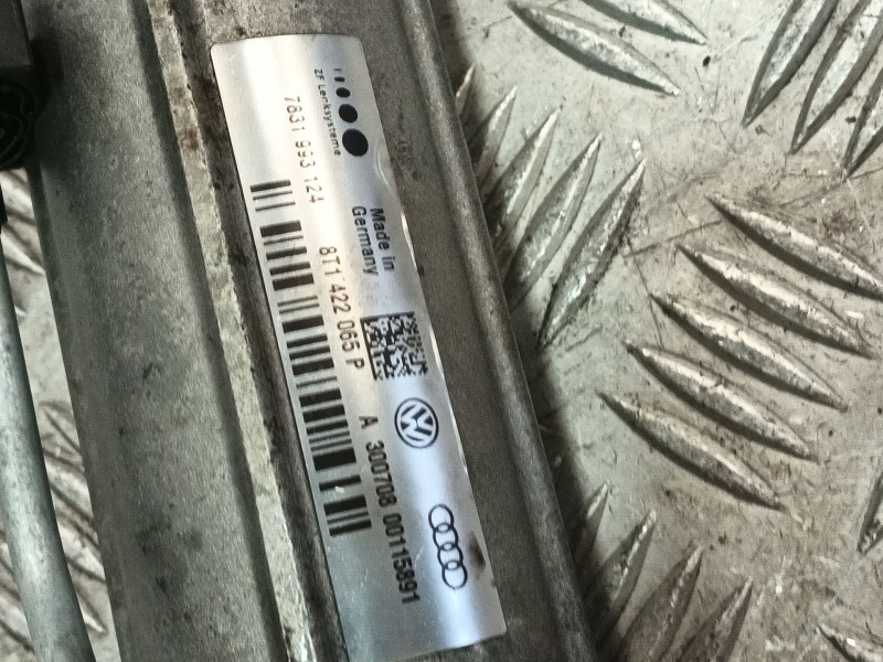 Recambio de cremallera direccion para audi a5 (8t3) 3.2 fsi quattro referencia OEM IAM 8T1422065P 7832546683 7831501264