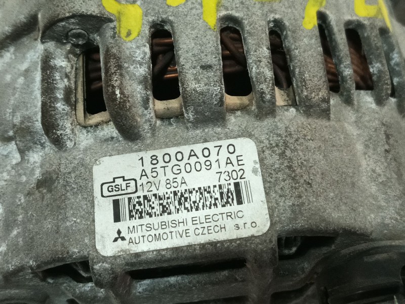 Recambio de alternador para mitsubishi colt berlina 3 (cz) 1.3 inform referencia OEM IAM 1800A070 A5TG0091AE 