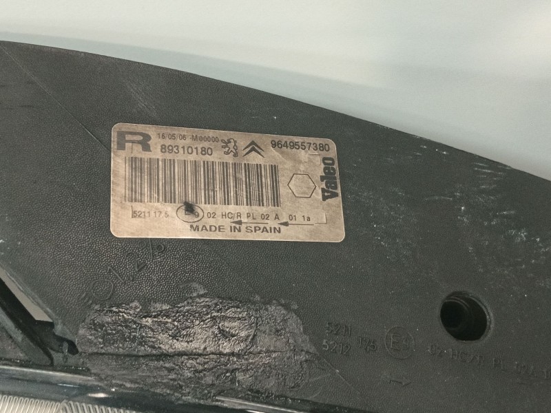 Recambio de faro derecho para citroën xsara picasso (n68) 1.6 hdi referencia OEM IAM   