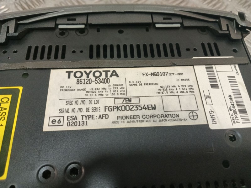 Recambio de sistema audio / radio cd para lexus is ii (_e2_) 220d (ale20) referencia OEM IAM 8612053400  