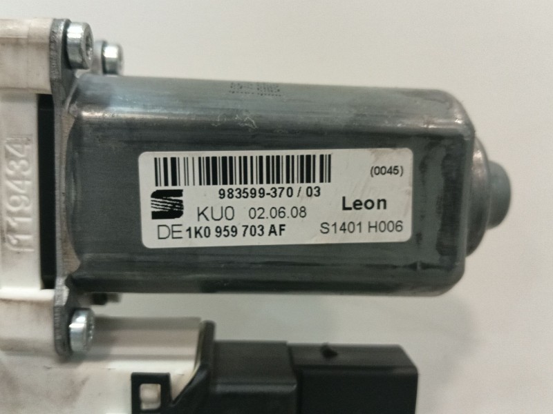 Recambio de motor elevalunas trasero izquierdo para seat leon (1p1) stylance / style referencia OEM IAM 1K0959703AF  