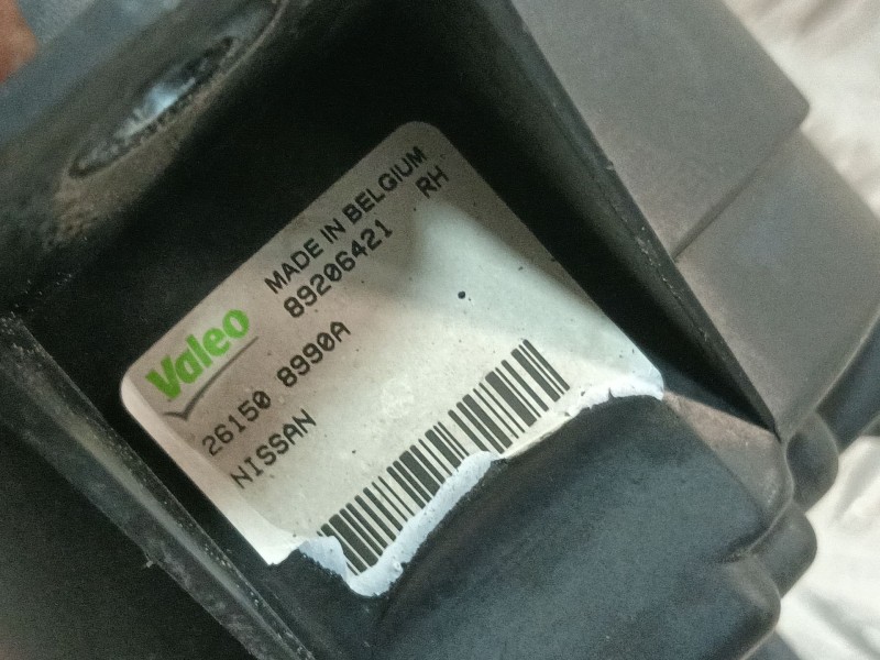 Recambio de faro antiniebla derecho para nissan qashqai i (j10, nj10) 1.5 dci referencia OEM IAM 261508990A 89206421RH 