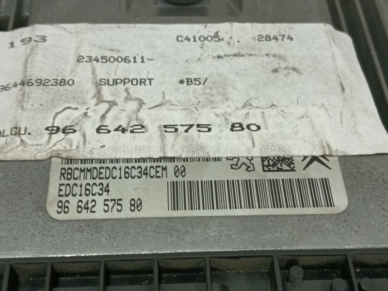 Recambio de centralita motor uce para citroën c4 coupé (la_) 1.6 hdi referencia OEM IAM 9664257580  
