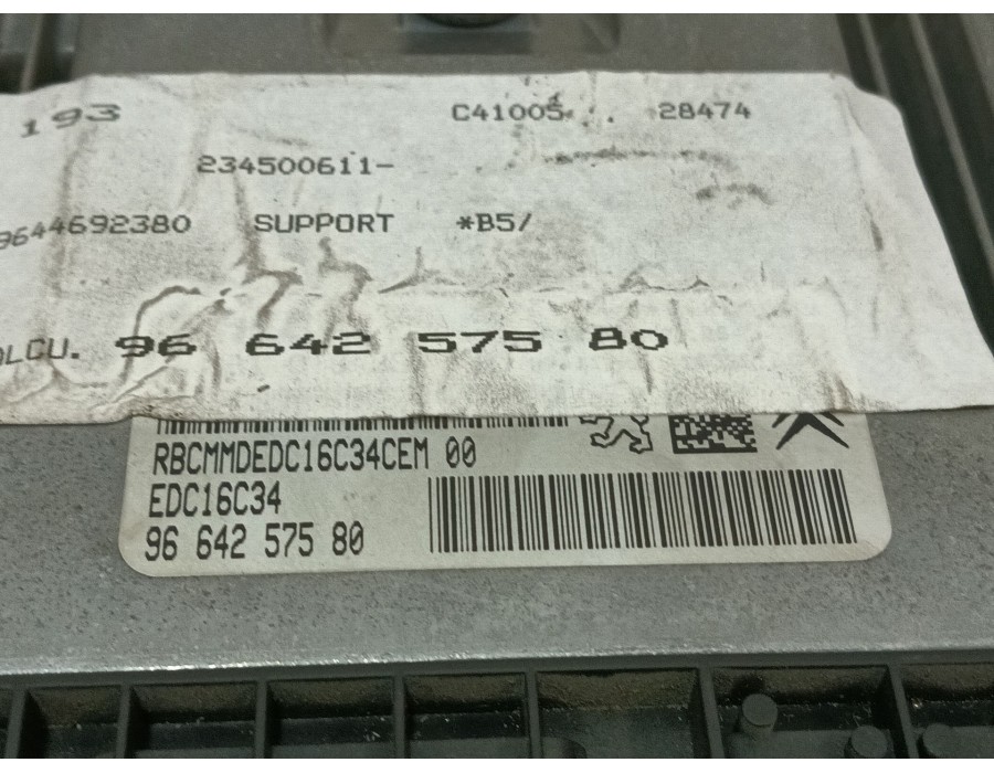 Recambio de centralita motor uce para citroën c4 coupé (la_) 1.6 hdi referencia OEM IAM 9664257580  