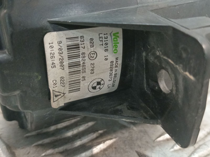Recambio de faro antiniebla izquierdo para bmw x3 (e83) 3.0 d referencia OEM IAM 6317692465505 89203673LH 