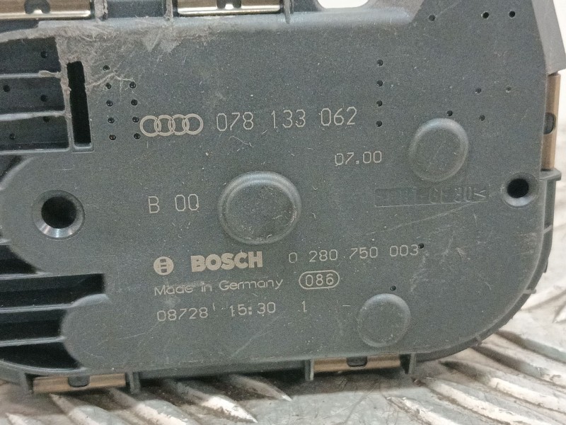 Recambio de caja mariposa para audi a6 c5 (4b2, 4b4) 2.7 t quattro referencia OEM IAM 078133062 0280750003 