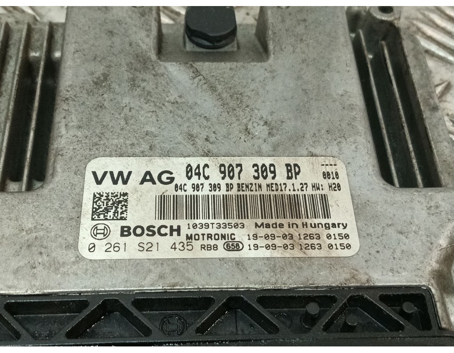 Recambio de centralita motor uce para skoda fabia iii (nj3) 1.0 tsi referencia OEM IAM 04C907309BP 0261D21435 