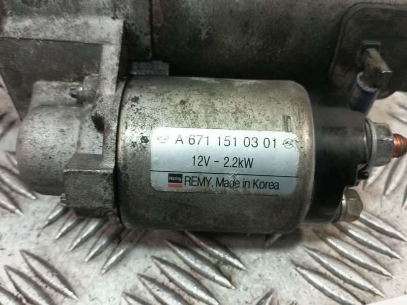 Recambio de motor arranque para ssangyong rexton w / rexton 2.0 xdi referencia OEM IAM A6711510301  