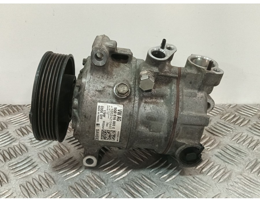 Recambio de compresor aire acondicionado para seat ibiza iv (6j5, 6p1) 1.4 tdi referencia OEM IAM 5Q0816803E  