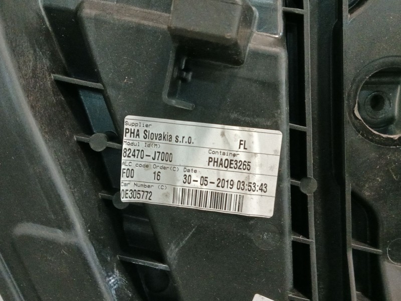 Recambio de elevalunas delantero izquierdo para kia ceed referencia OEM IAM 82471J7000  
