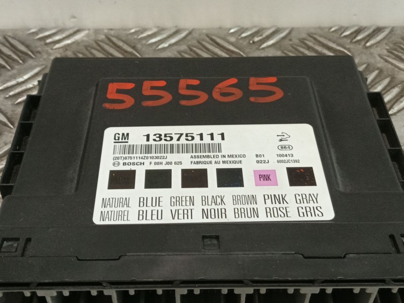 Recambio de modulo electronico para opel astra j lim. 1.6 16v cat referencia OEM IAM 13575111 F00HJ00625 