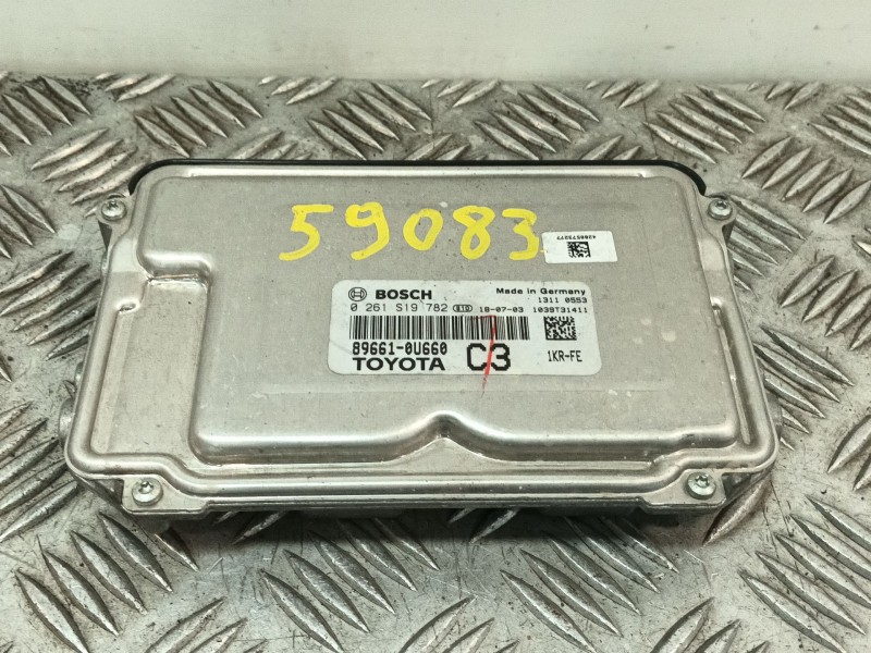 Recambio de centralita motor uce para toyota yaris (_p13_) 1.0 (ksp130) referencia OEM IAM 896610U660 0261S19782 