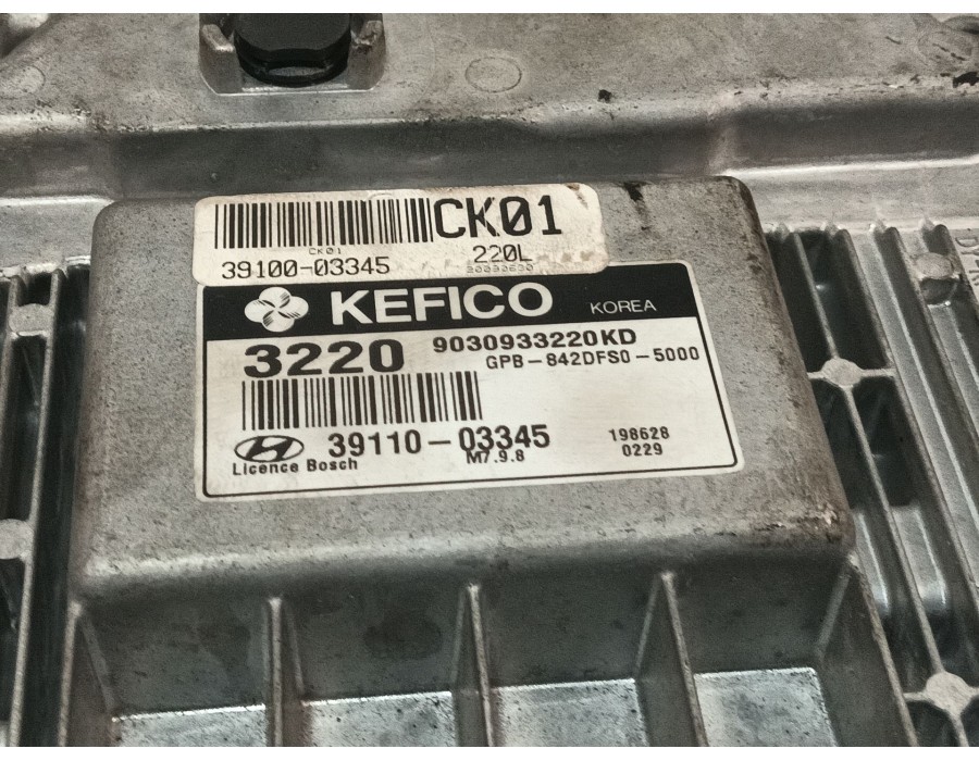 Recambio de centralita motor uce para hyundai i20 i (pb, pbt) 1.2 referencia OEM IAM 3910003345 9030933220KD 